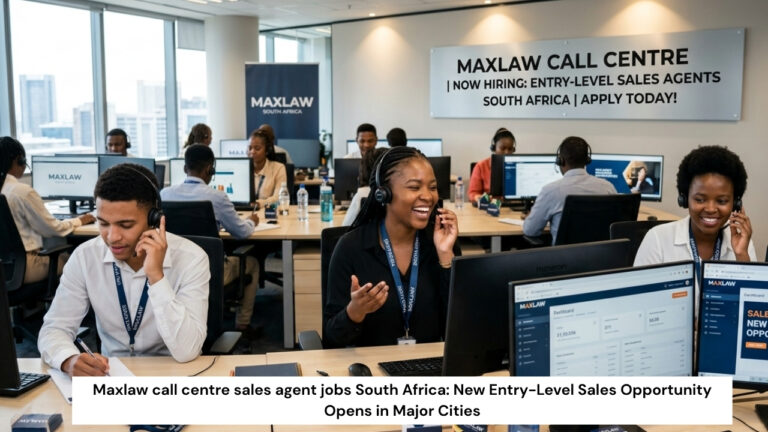 Maxlaw call centre sales agent jobs South Africa