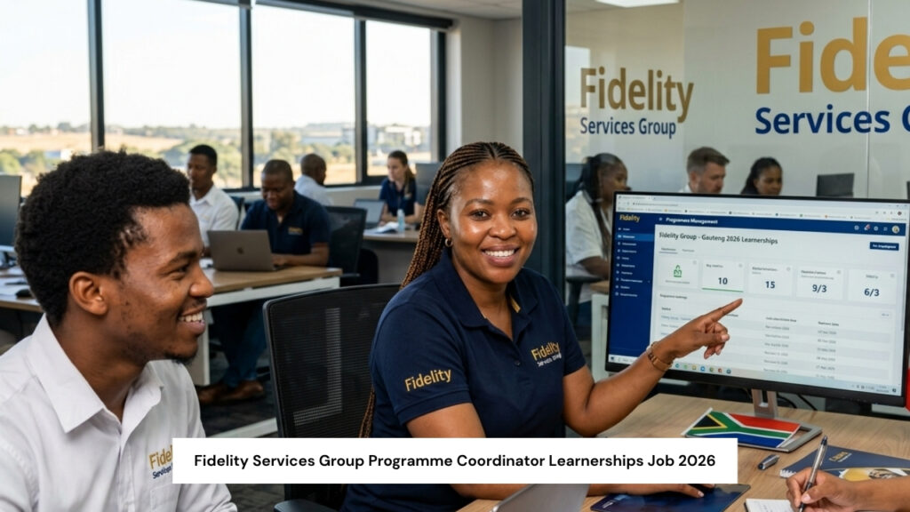 Fidelity Services Group Programme Coordinator Learnerships